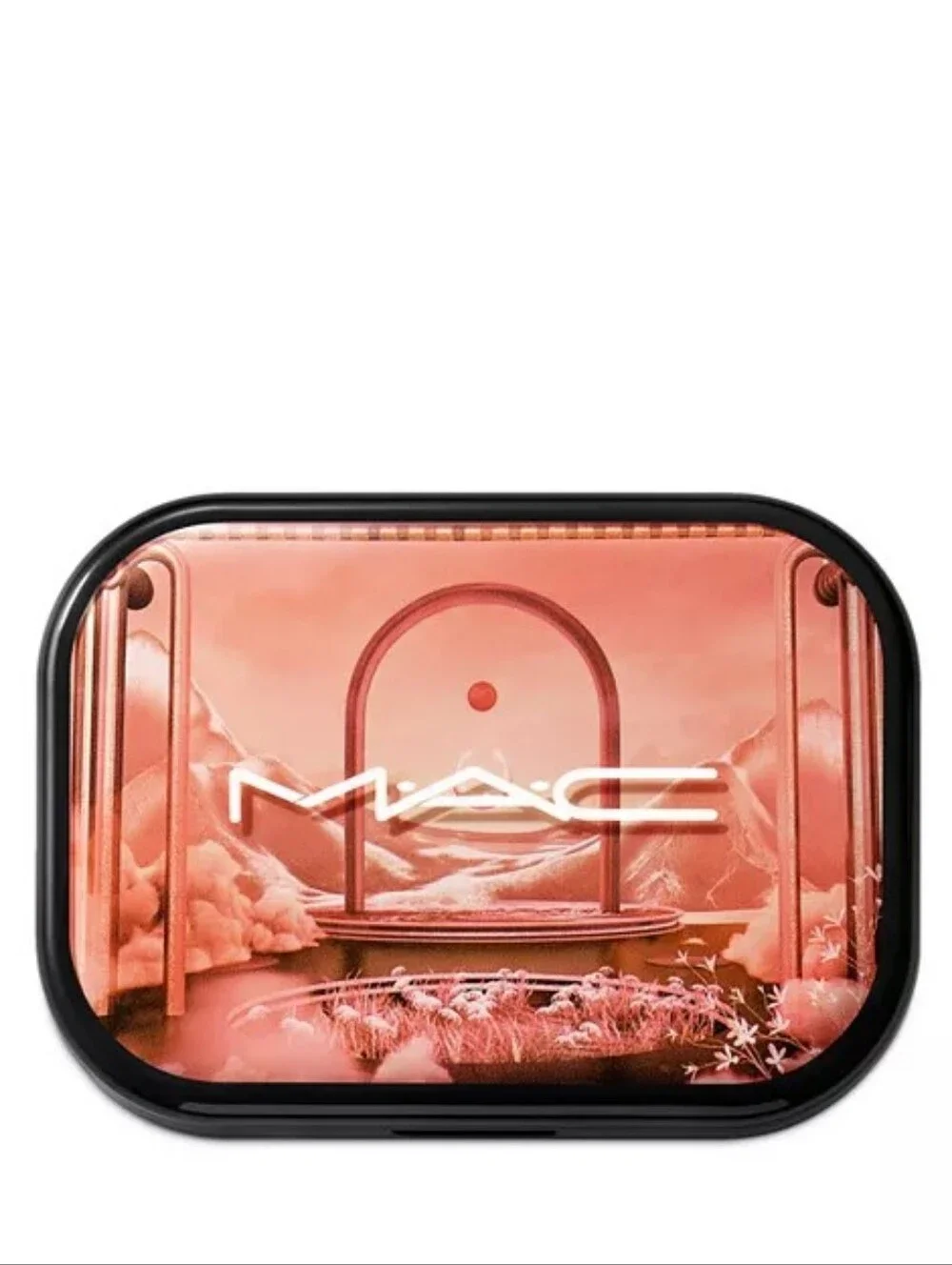MAC Connect In Color Eyeshadow Palette Embedded In Burgundy